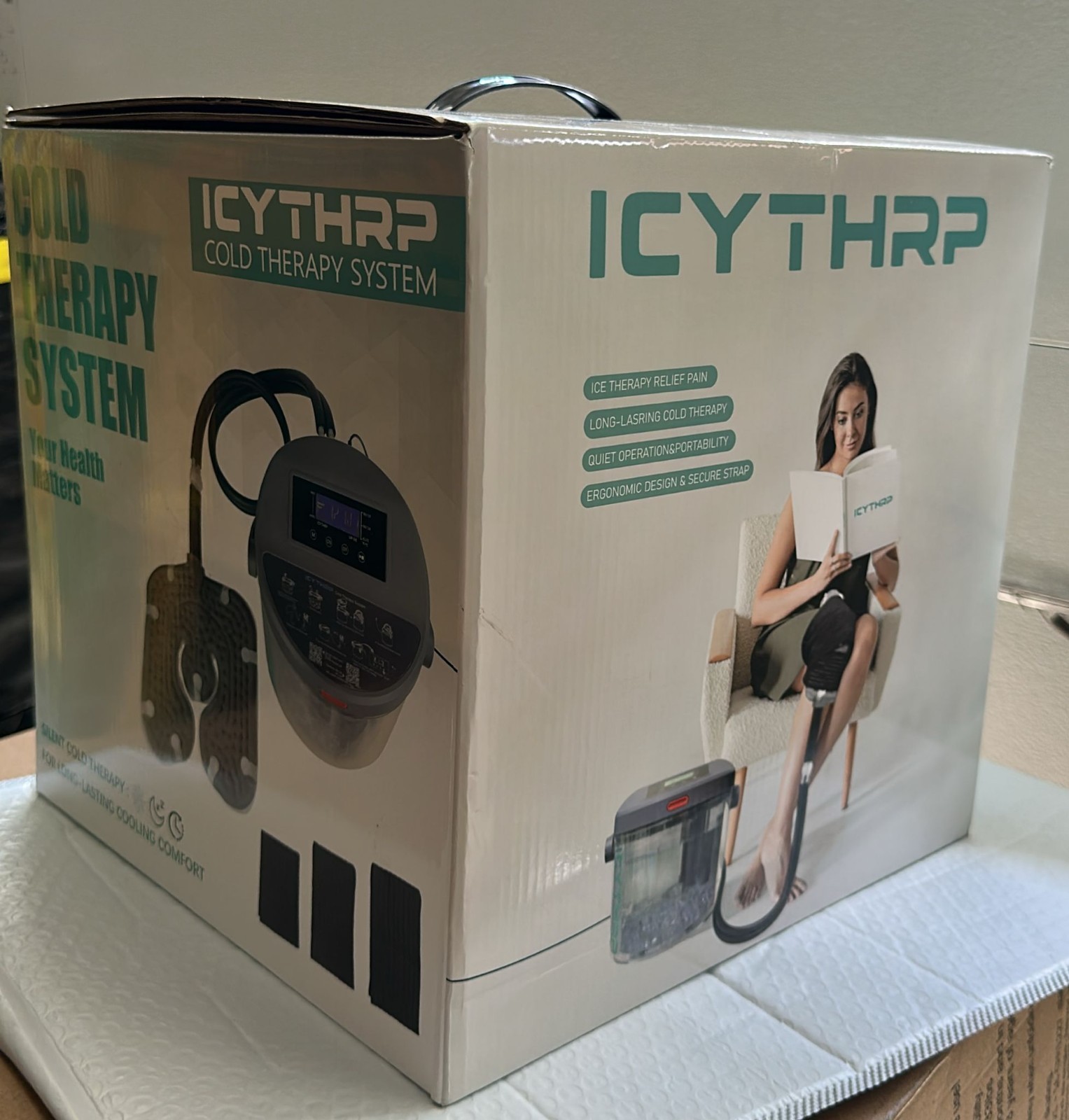 Cold Therapy Machine, Ice-Machine-For-Knee-After-Surgery, Knee Replacement Recov