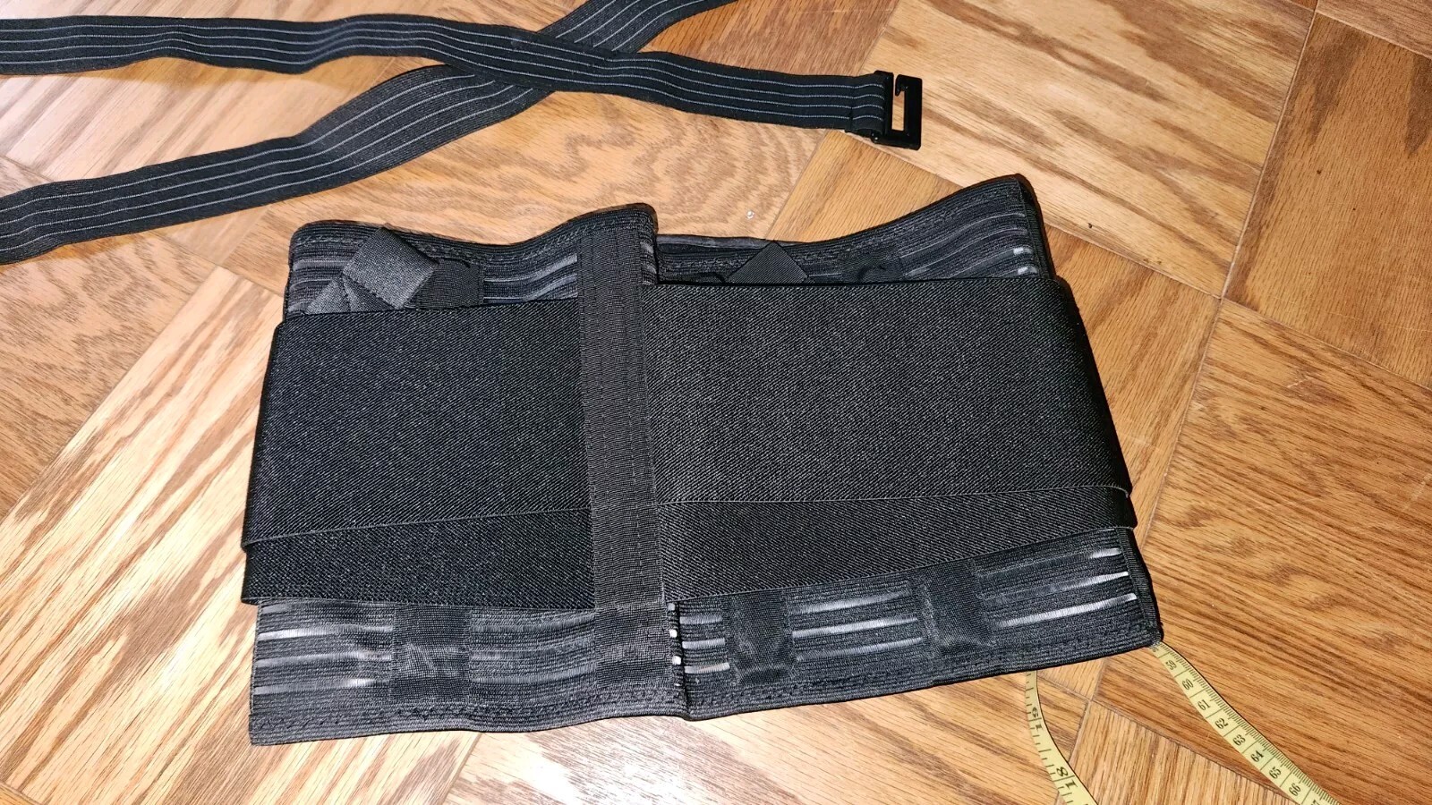NeoTech Care Adjustable Back Brace Lumbar Support Belt w Suspenders M