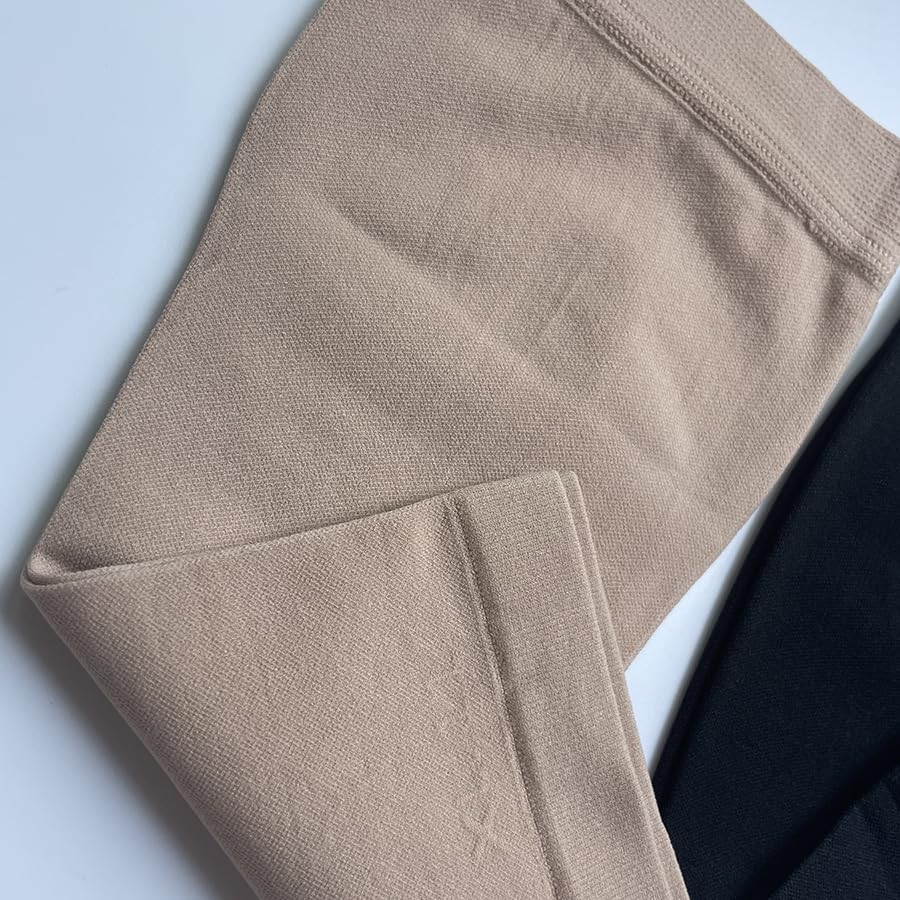 Compression Leg Sleeves Socks for Men & Women, Calf Medium-Large Beige-l