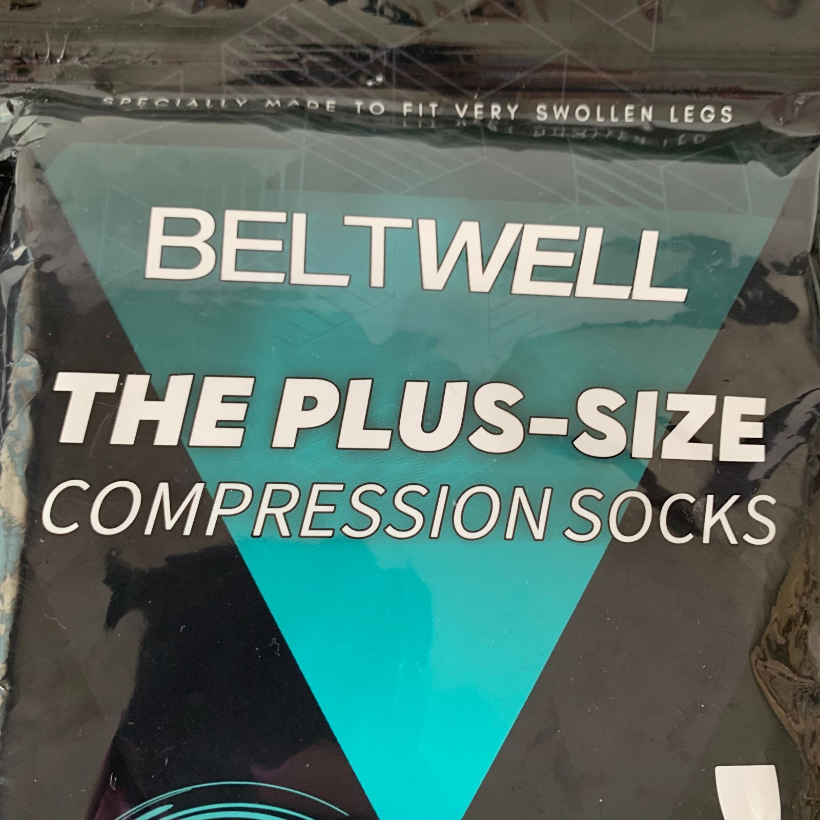 The Lymphedema Plus-Size AntiSlip Compression Socks For Big Swollen Legs SZ 8XLd