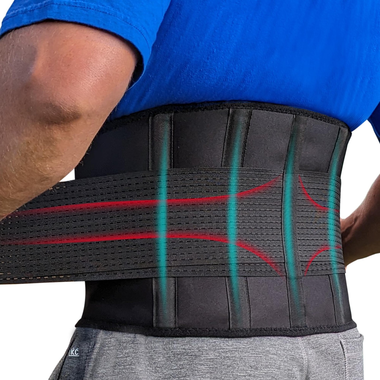 NeoHealth Plus Size Lower Back Brace 5XL – The Most XXXXX-Large, Black