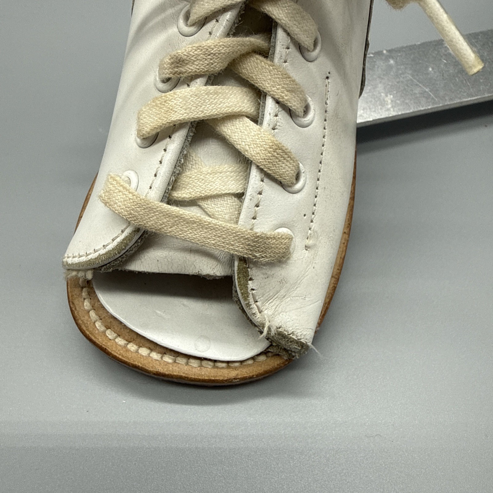 Orthopedic Club Foot Shoes. Open Toe. Adjustable Straps And Brace.