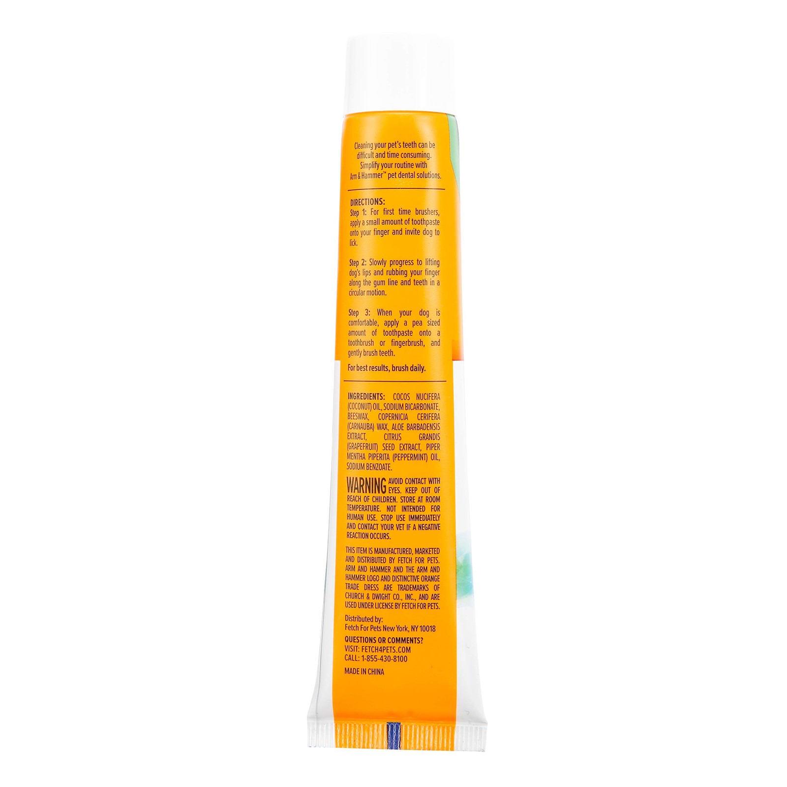 ARM & HAMMER Fresh Spectrum Coconut Mint Dog Toothpaste, 55g, Best Dental C