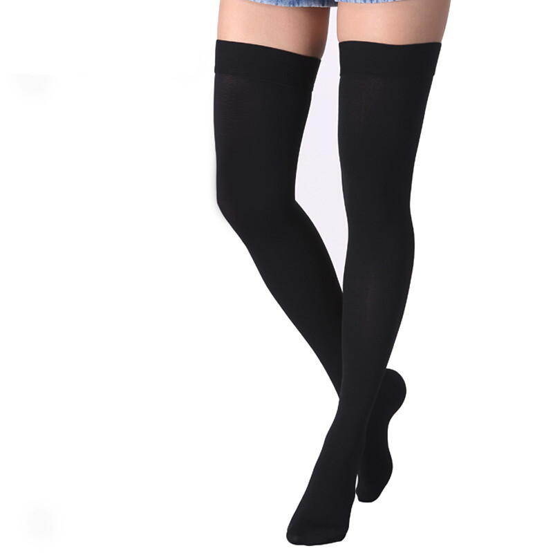 Compression Stockings Hose Help Relieve Swelling Varicose Veins Edema Women Men