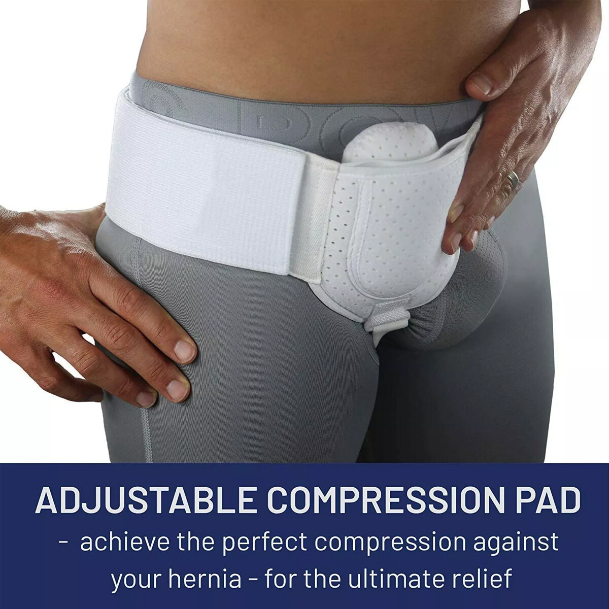 Single Hernia Support Belt Inguinal Groin Hernia Pain Relief Truss Brace For Men