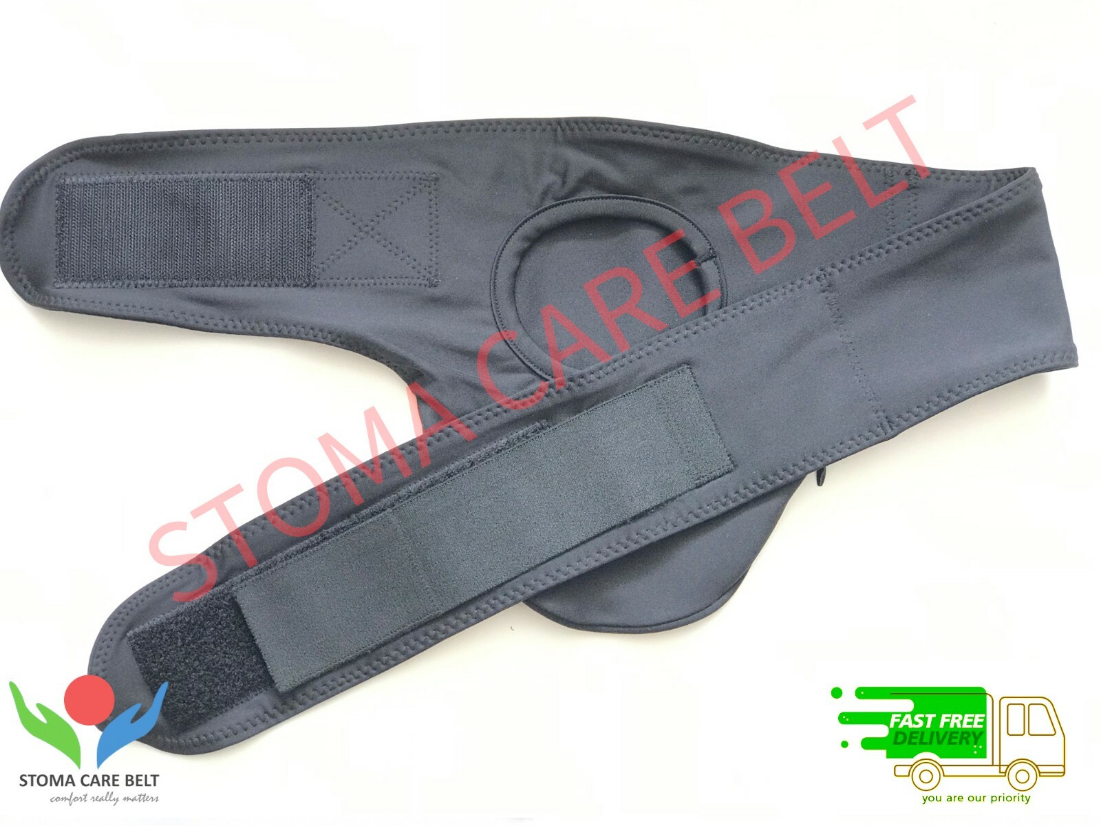 *ORIGINAL* VERTICAL Stoma Belt- Ostomy Belt- ileostomy Belt-Stoma Support Belt