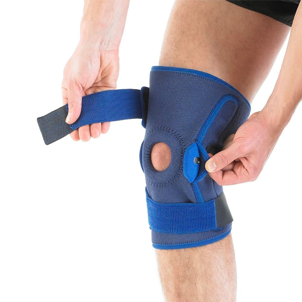 Neo G Stabilized Open Knee Support Brace Universal Size Blue Class 1 Device