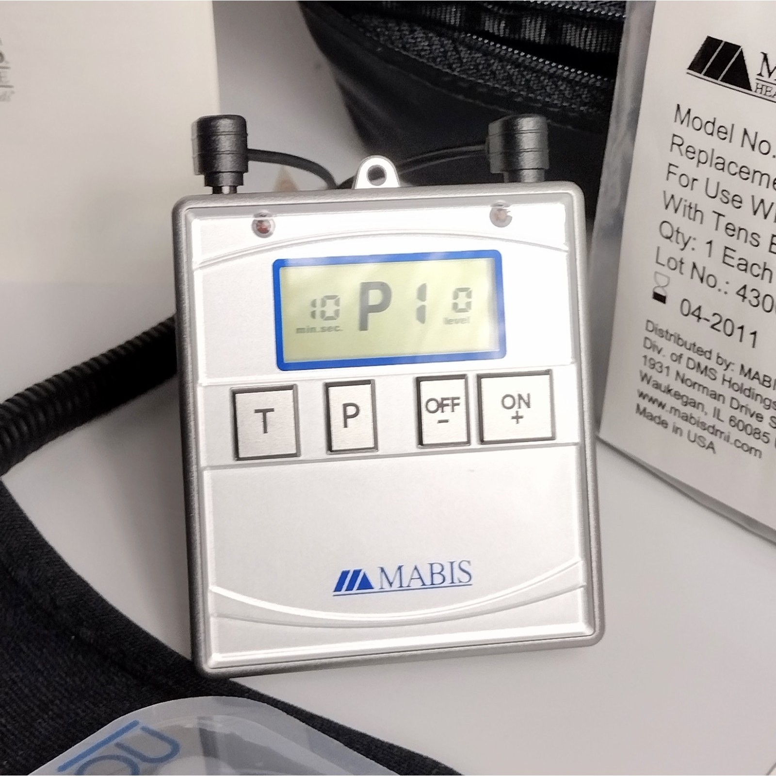 Mabis Back Pain Relief System W/Tens Belt Technology -Get Relief! Excellent POC!
