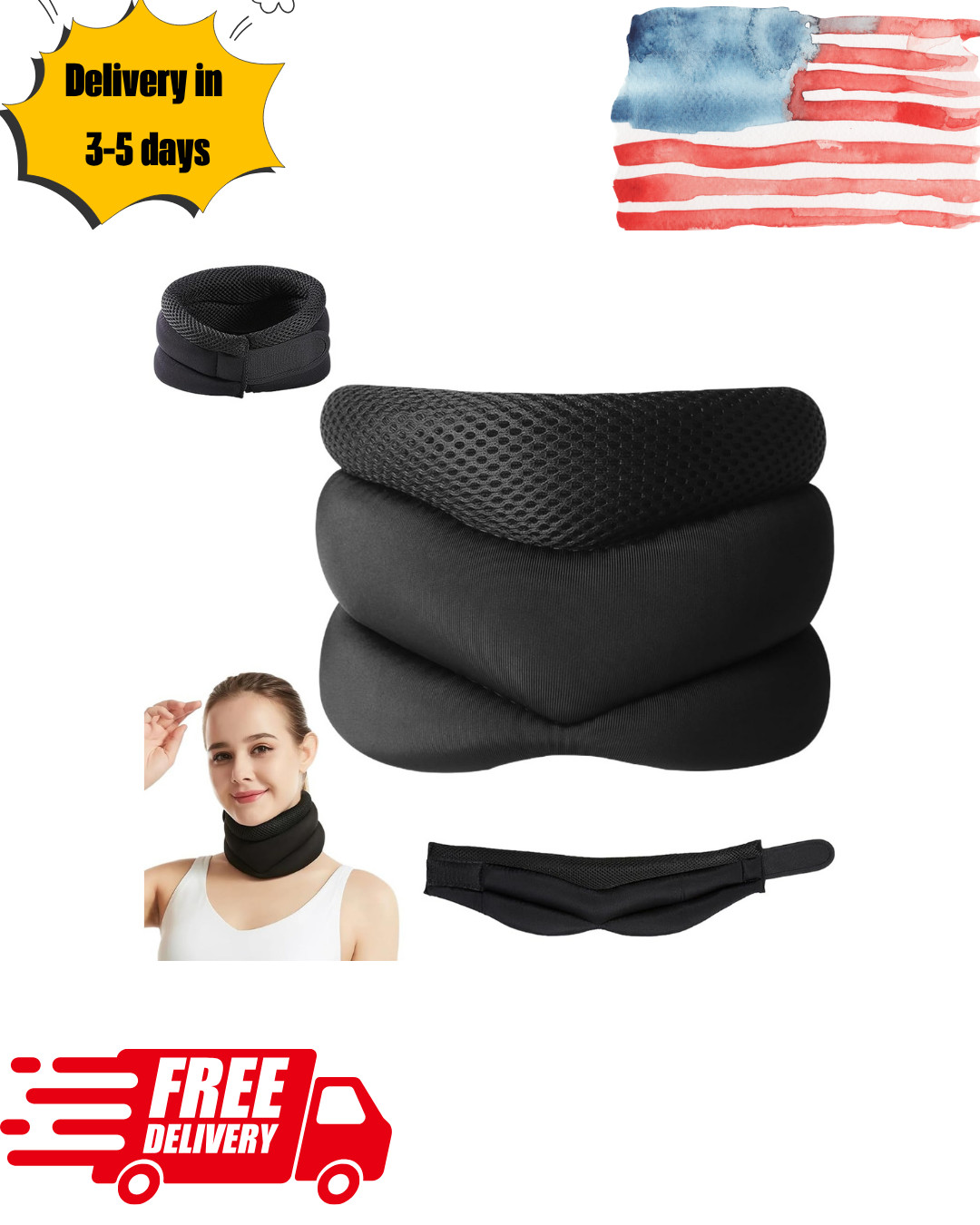 Vitavix Neck Support Pillow for Ergonomic Snoring Relief, Adjustable Cervical Al