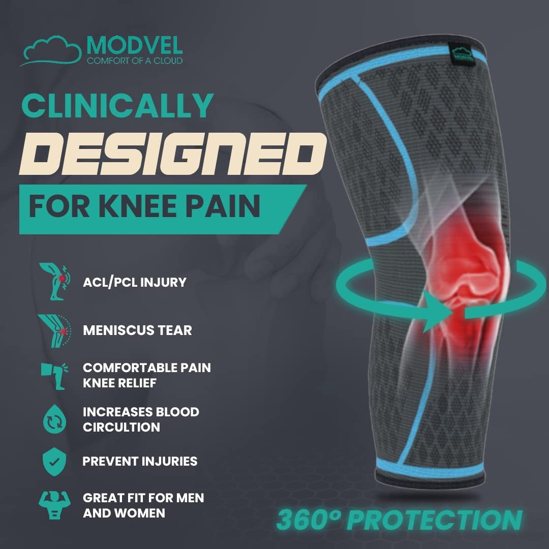 Nylon Knee Braces 2-Pack | Lightweight Support for Pain Relief – X-Large