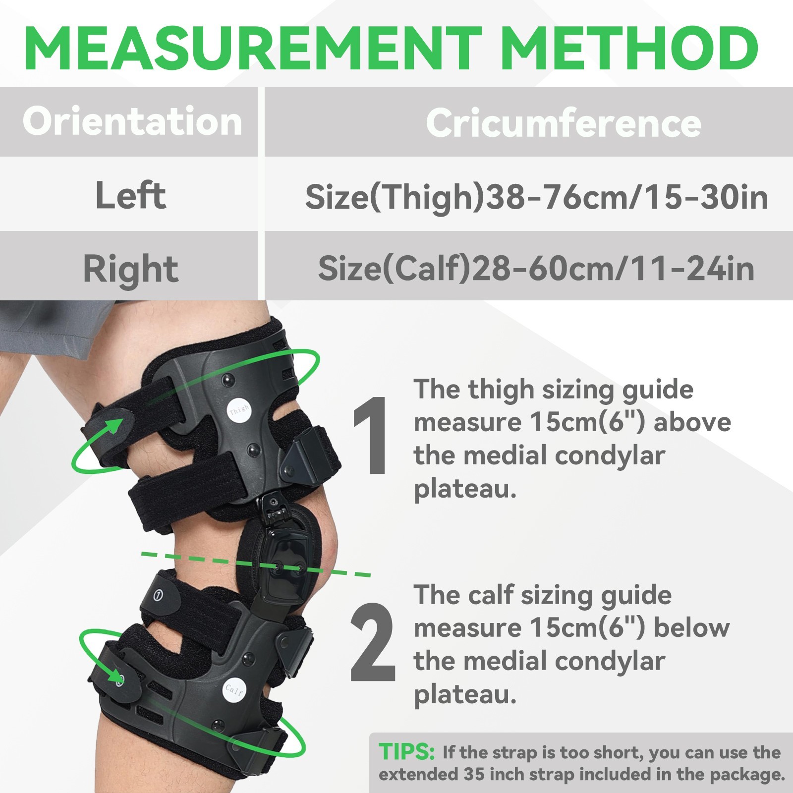  Lateral Unloader Knee Brace for Osteoarthritis & Bone on Bone Pain,Adjustable