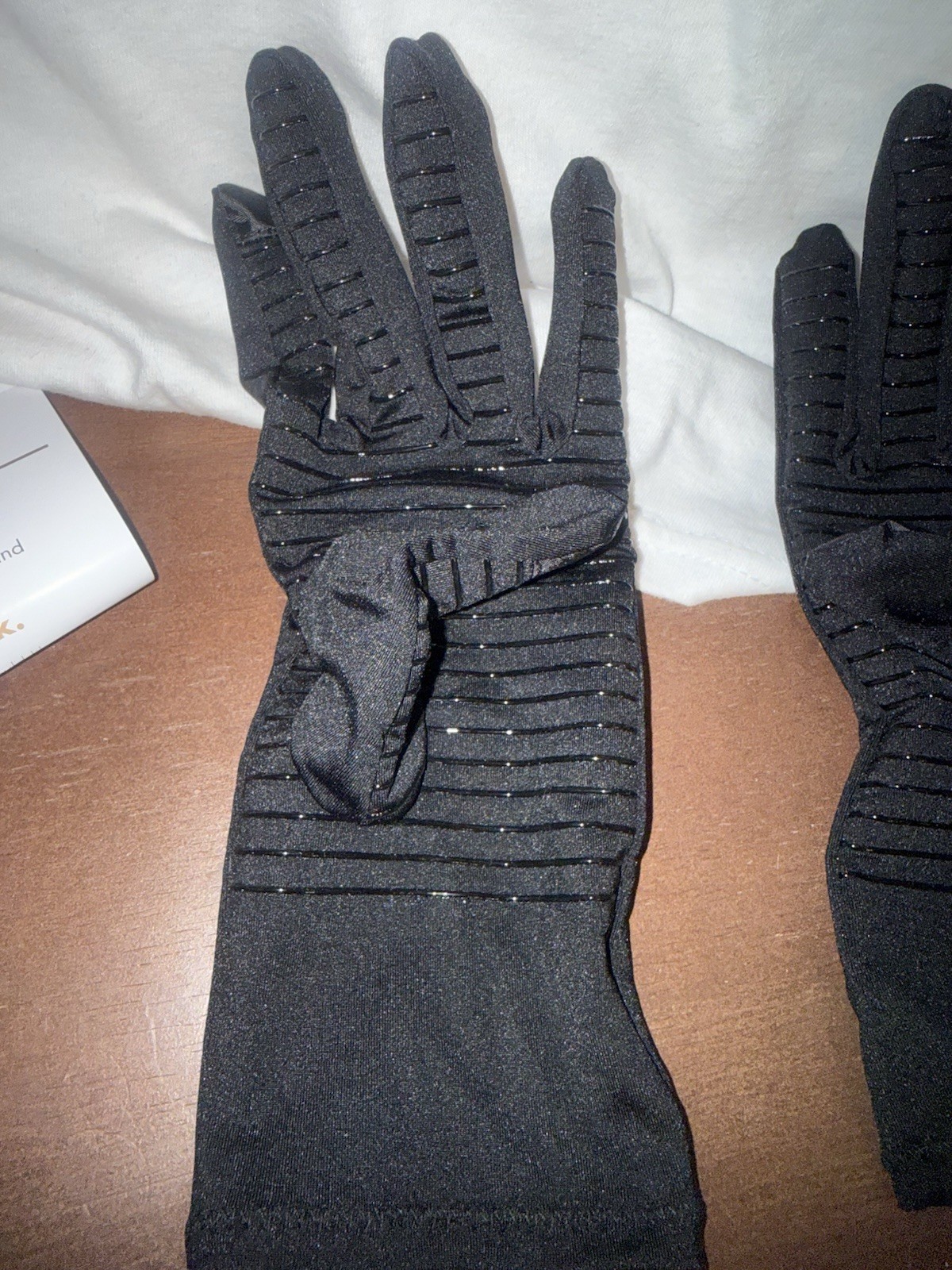 Copper Fit Guardwell Hand Protector Gloves,Unisex, Size L/XL- Black