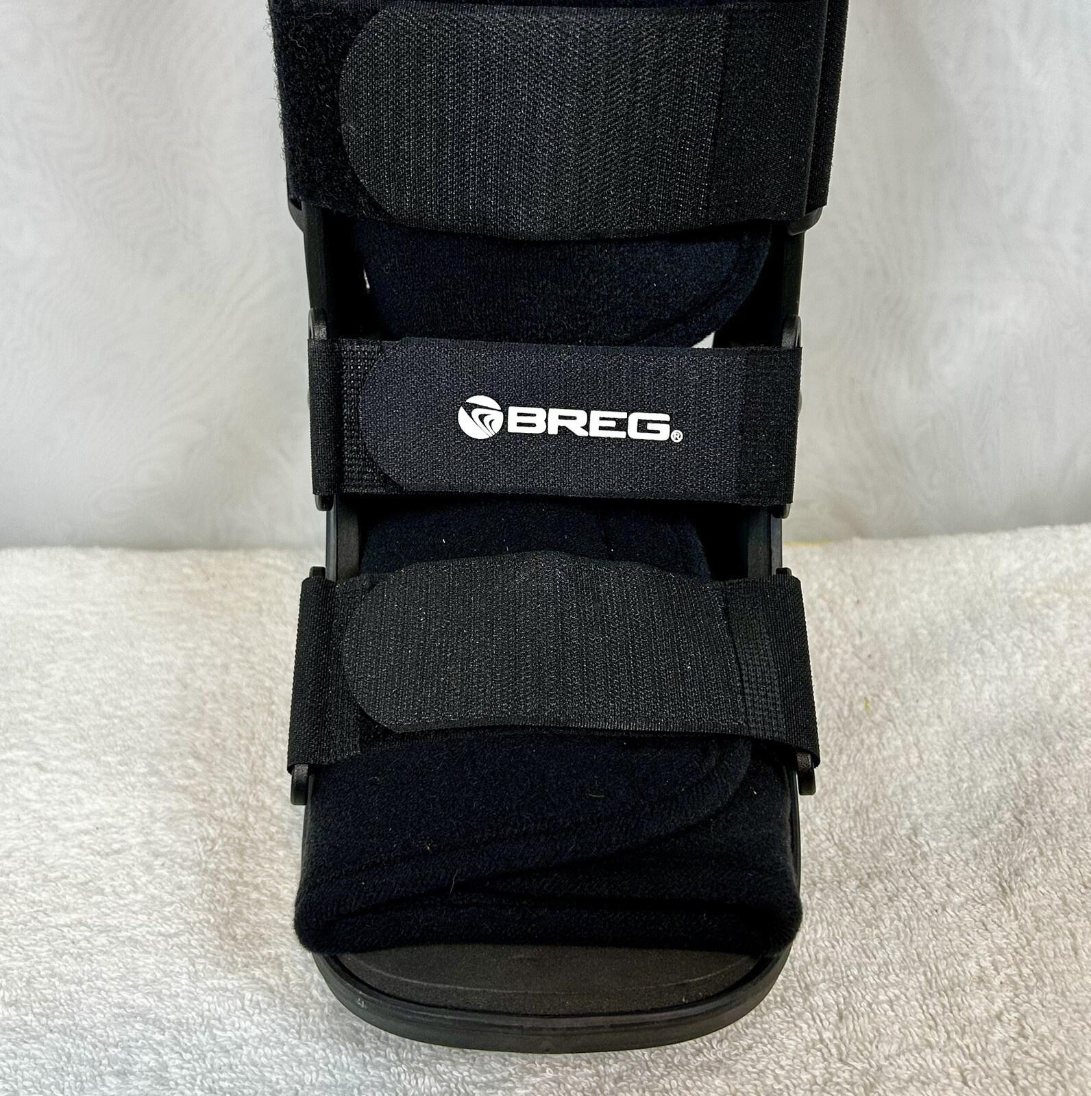 NEW High Top Adjustable Air Cast Walker Boot, Black Tall X-Small