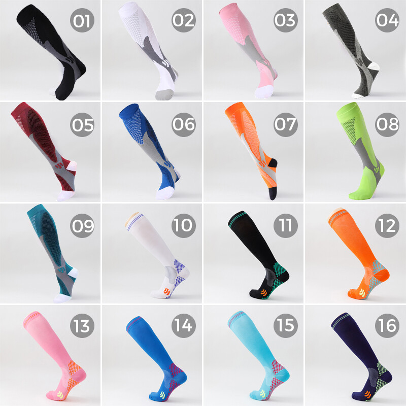 Stocking Compression Socks Anti Fatigue Copper Travel Running Football Unisex