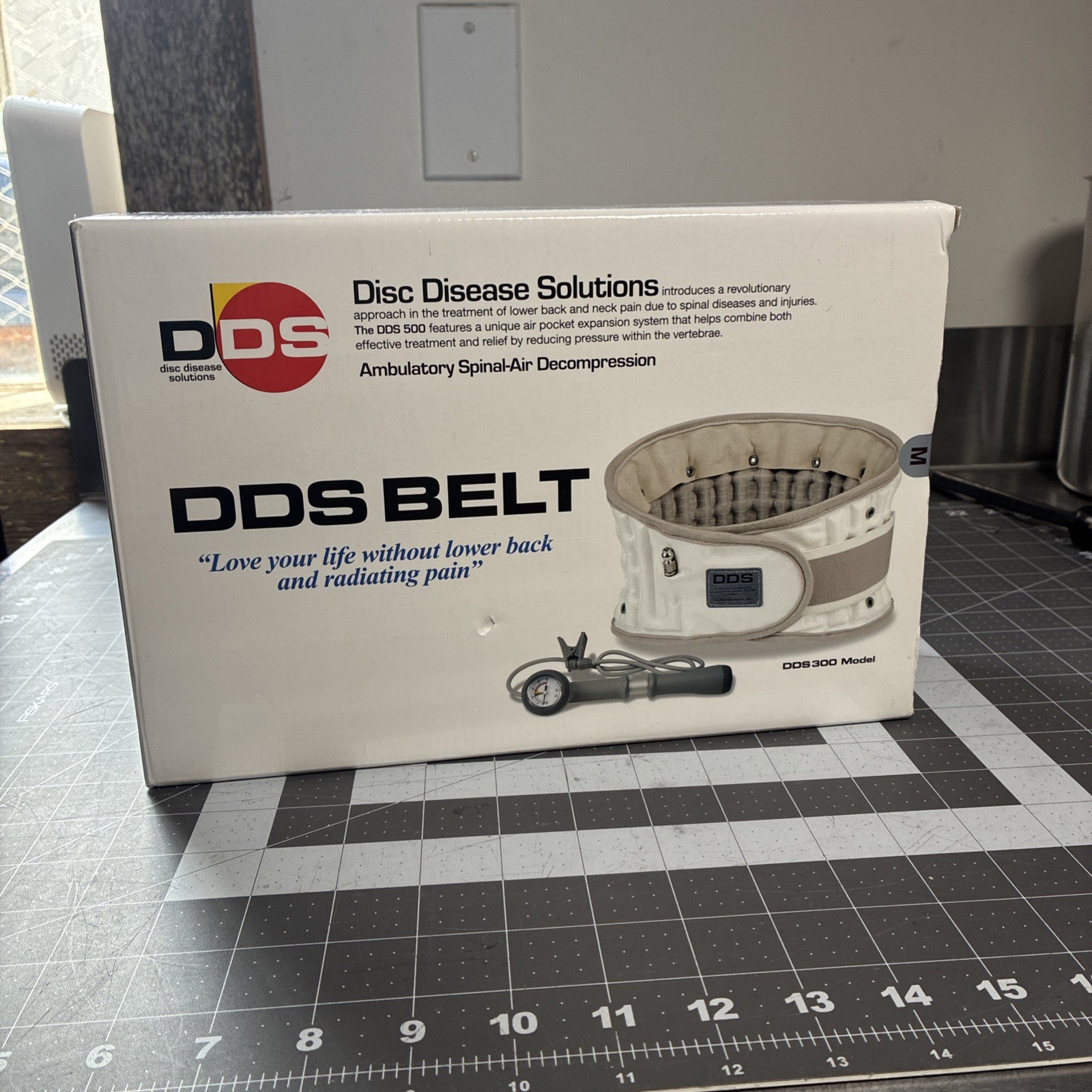 DDS Belt DDS 300 Back Decompression Belt Pneumatic Lumbar Size Medium