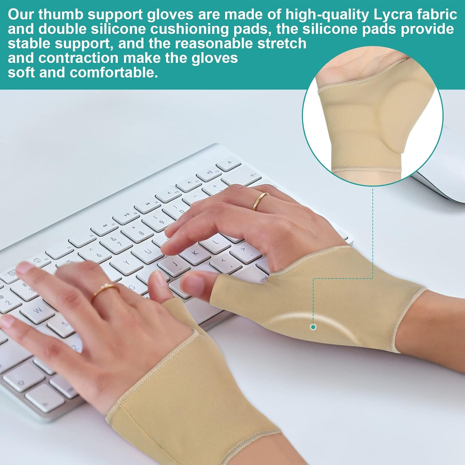 Thumb Support Brace – CMC Joint Thumb Splint for Pain Relief, Arthritis, Tend…