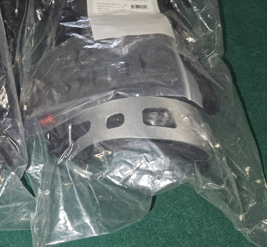 ISO Preferred Large LEFT OA Dual RELIEVER Hinge Knee Brace ISO-KB0104 NEW