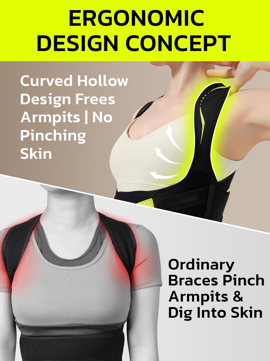 Posture Corrector for Women：Adjustable Posture Brace Straps for Pain Relief &…