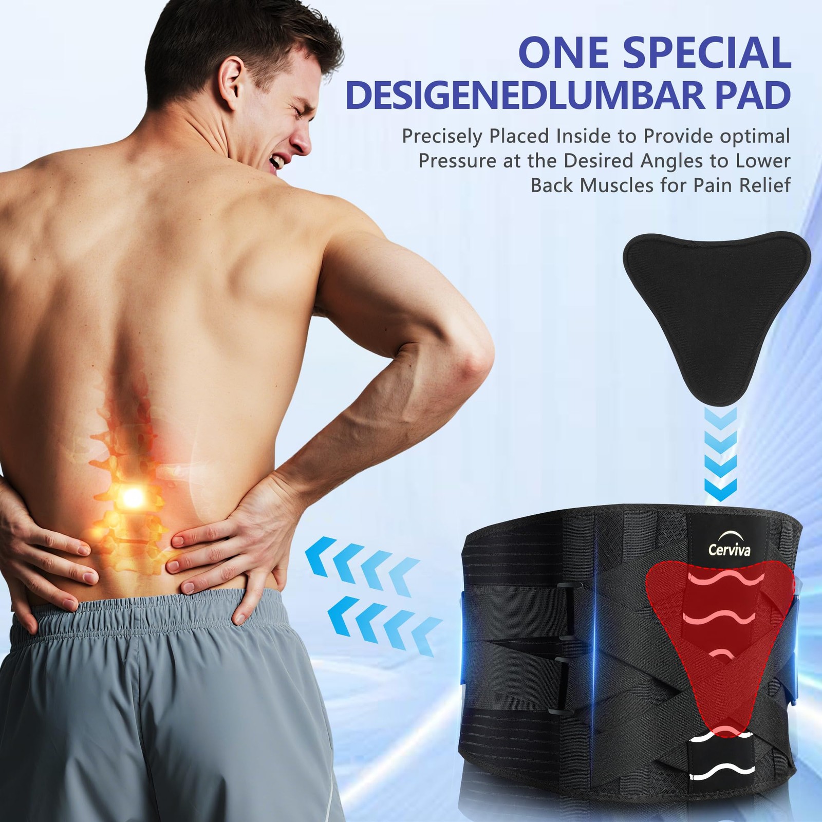 Back Brace Support Belt-Lumbar for Back Pain, Sciatica, Scoliosis, Herniated …