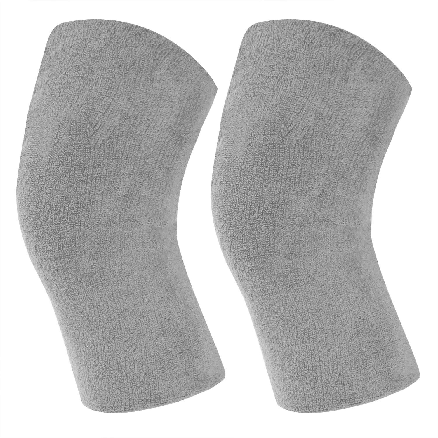 FakeFace Winter Warm Knee Braces Leg Compression 1 Pair (Pack of 1), Grey