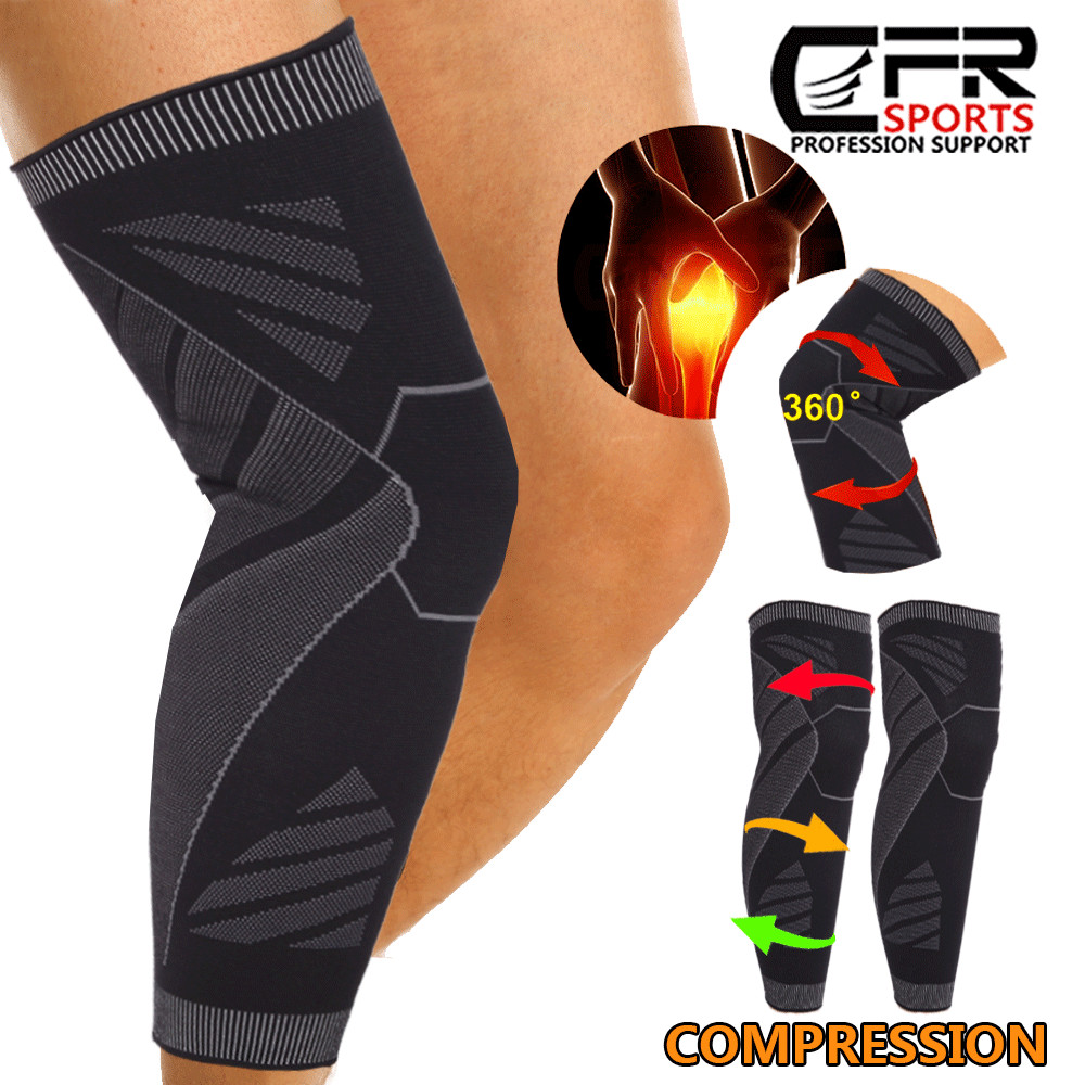 Compression Thigh Sleeves Leg Calf Pain Relief Socks Knee Brace Support Unisex