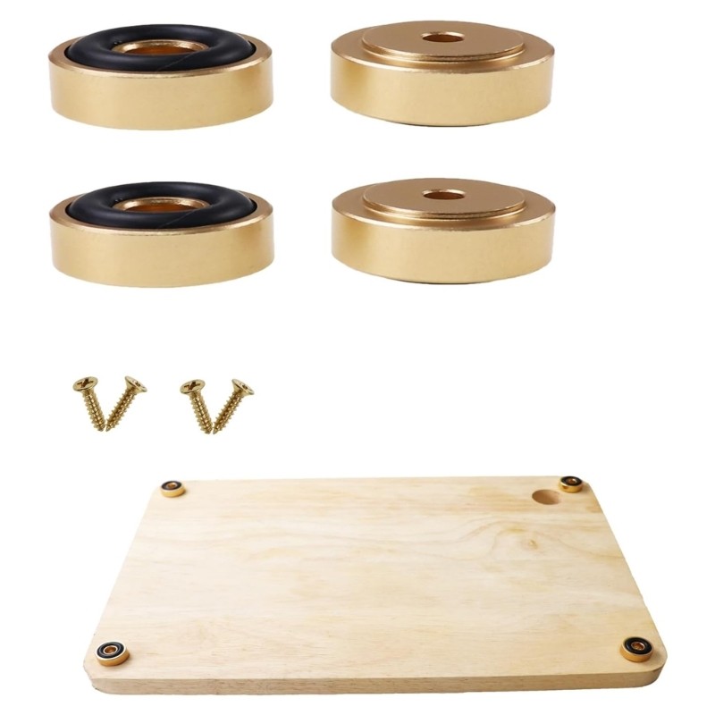 4Pcs Cutting Board Feet with Nonslip Pad Protections Against Shock and Sliding