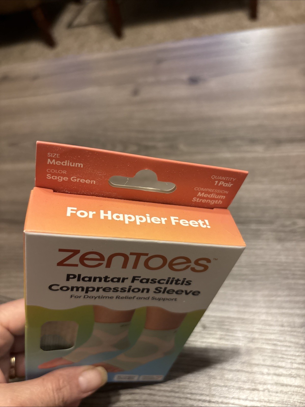 ZenToes Plantar Fasciitis Compression Socks for Men Women Moisture Wicking