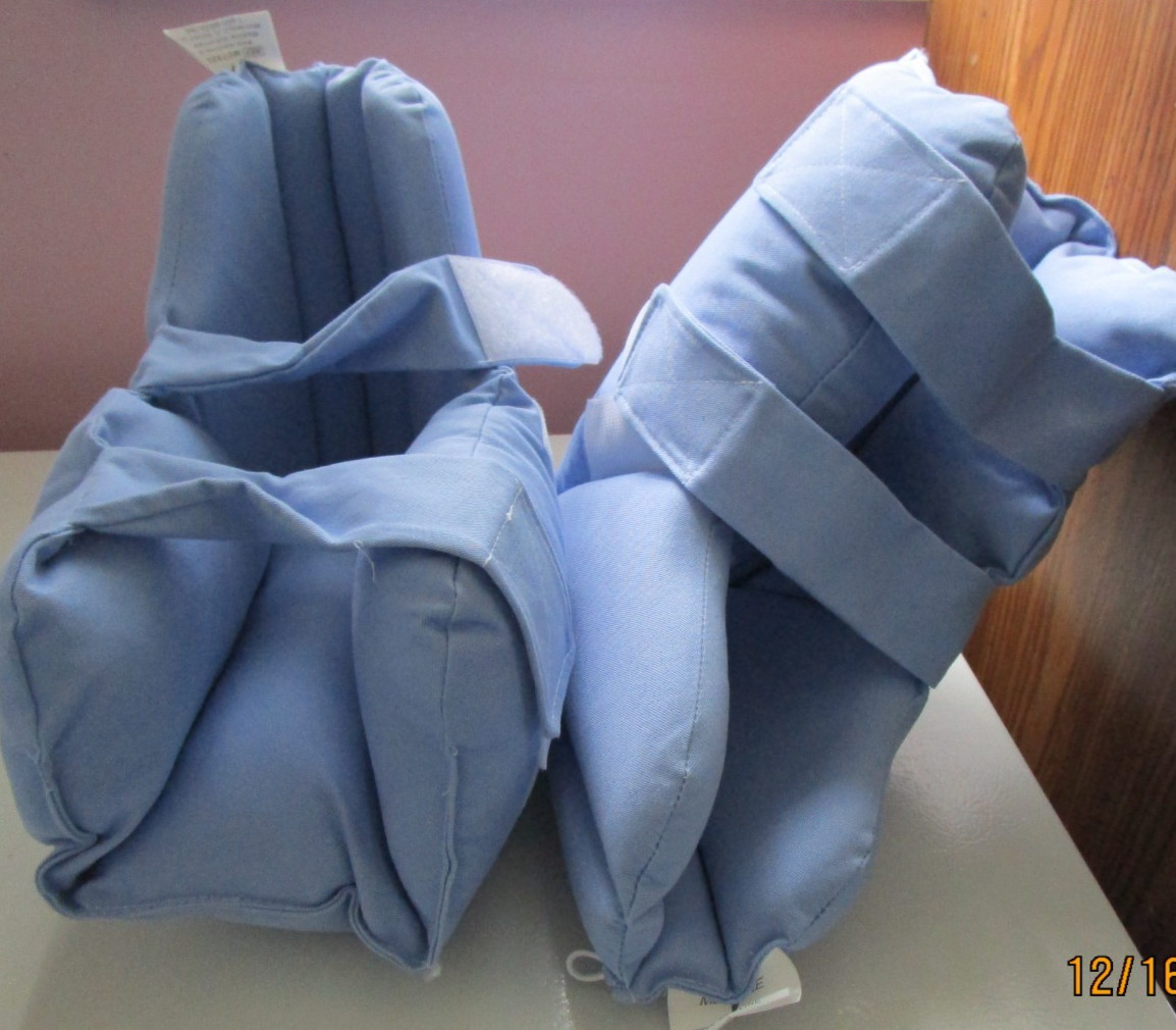 Medline Heel Raiser Pair w Application Instructions Protection Pressure Ulcers