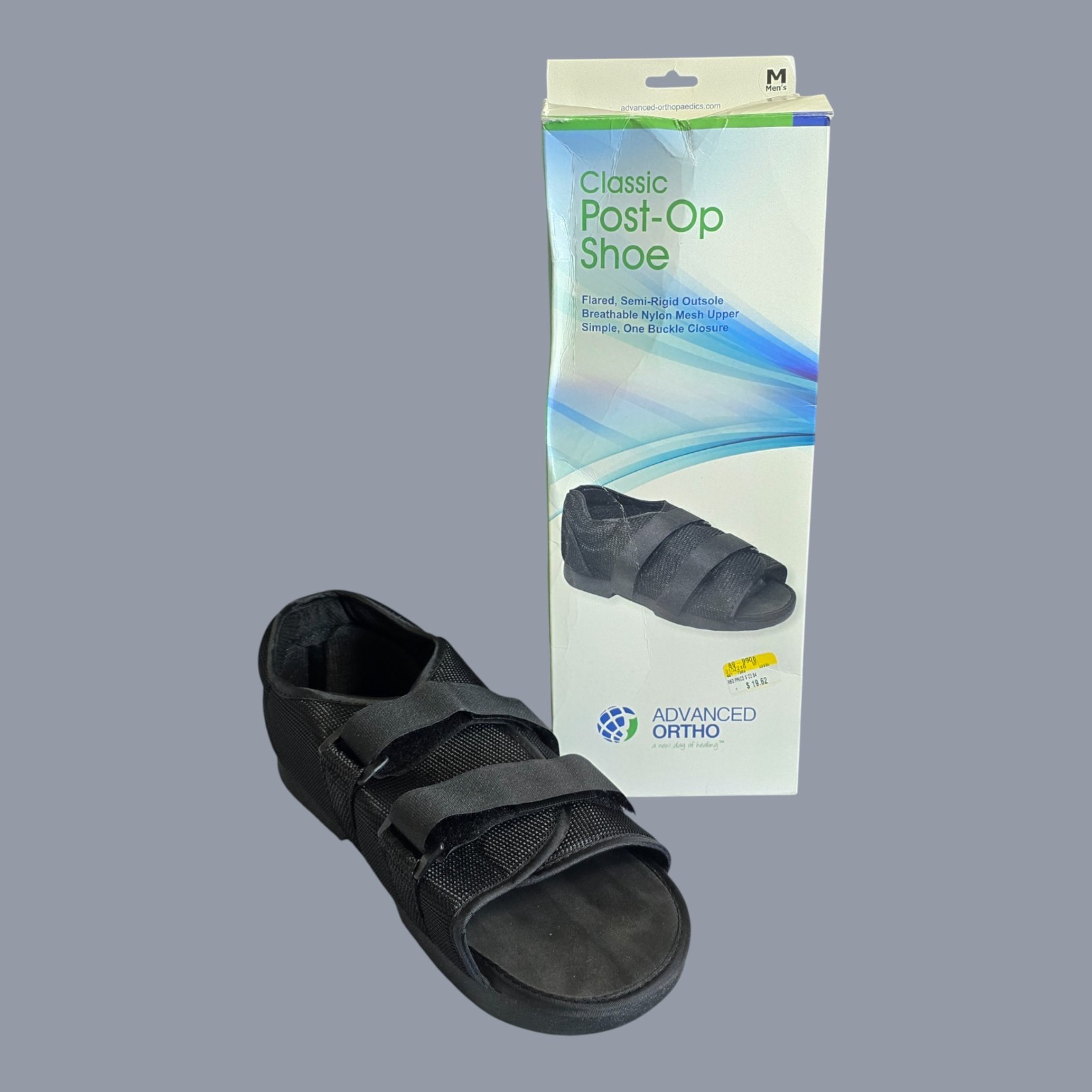 NEW! Advanced Ortho Classic Post-Op Shoe Men’s Medium Shoe Size 8.5-10 #CL6