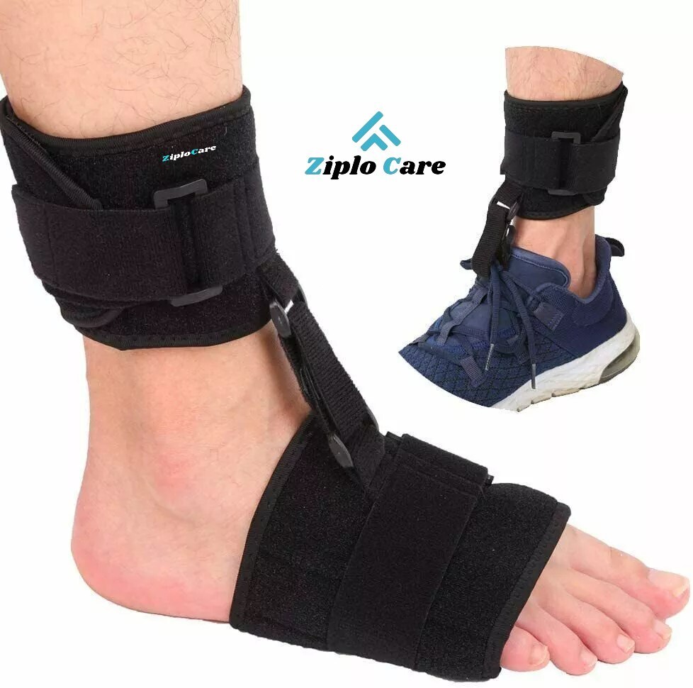 Drop Foot Brace Foot Up AFO Brace Unisex Fits for Right/Left Foot Ankle Brace