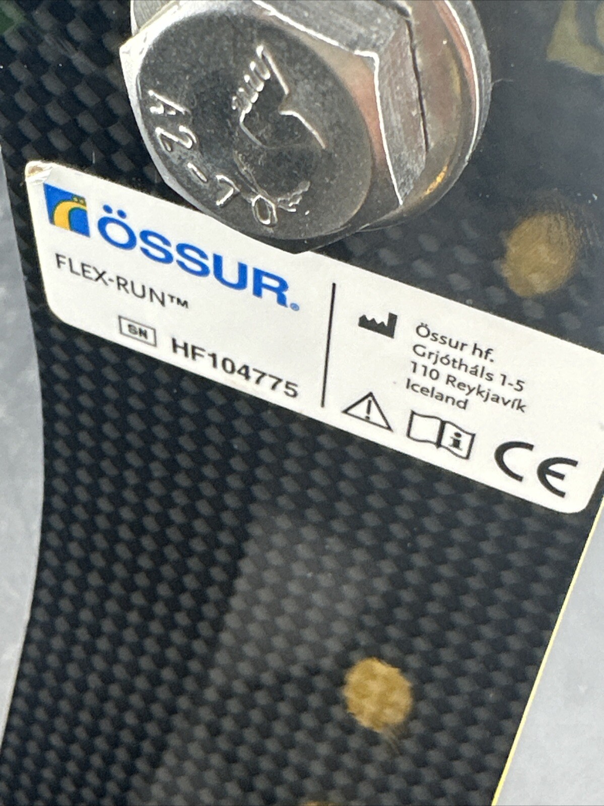 ossur flex run prosthetic running blade Foot. Ossur Flex-run. Category 7
