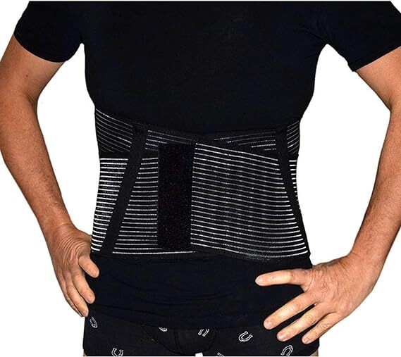 Orthopedic Support Splint Band Belt with 6 Splints Back Brace