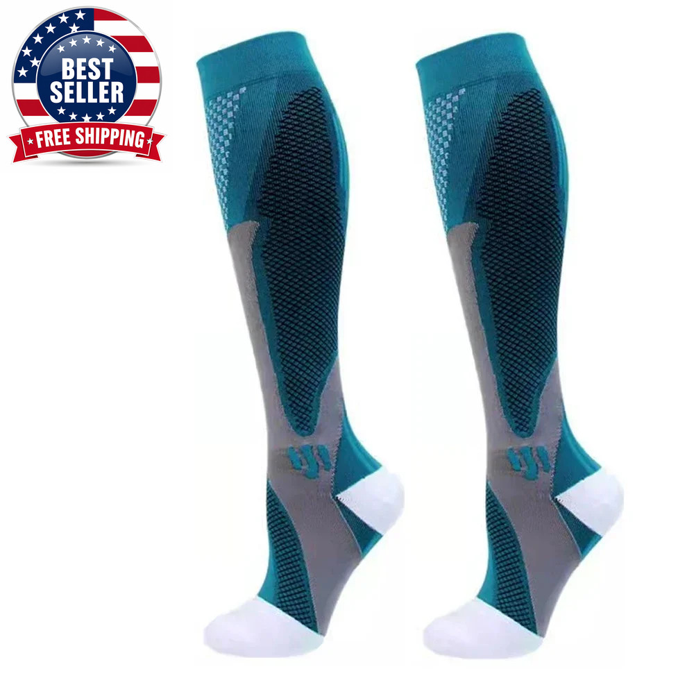 1Pair Running Grip Socks,Varicose Veins Compression Stockings,Sports Stockings f