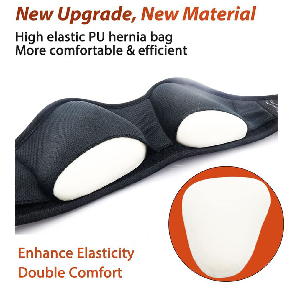 Hernia Support Unisex Double Inguinal Groin Hernia Belt Pain Relief Truss Brace