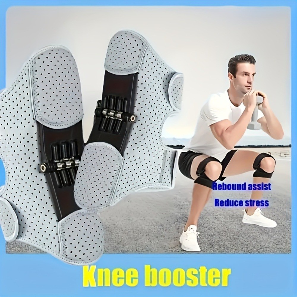 2pcs Spring Knee Brace Set, Stair Climbing Aid, Dual-Axis Joint Support System,