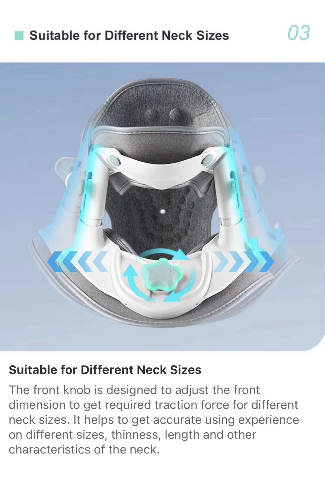 Neck Brace Support ,adjustable Cervical Stretchers , For All Neck Sizes