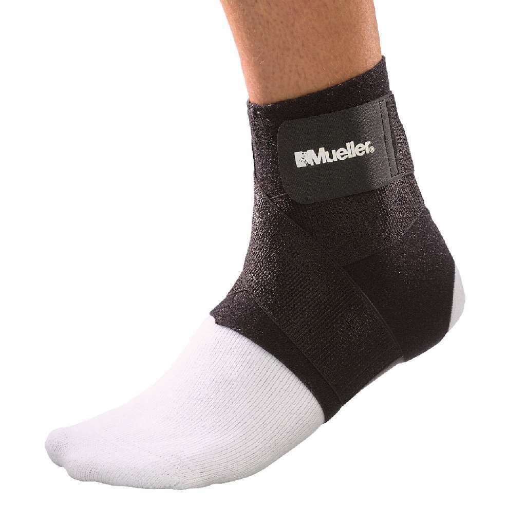 MLR Sport Care Ankle Support With Straps (Black) Small