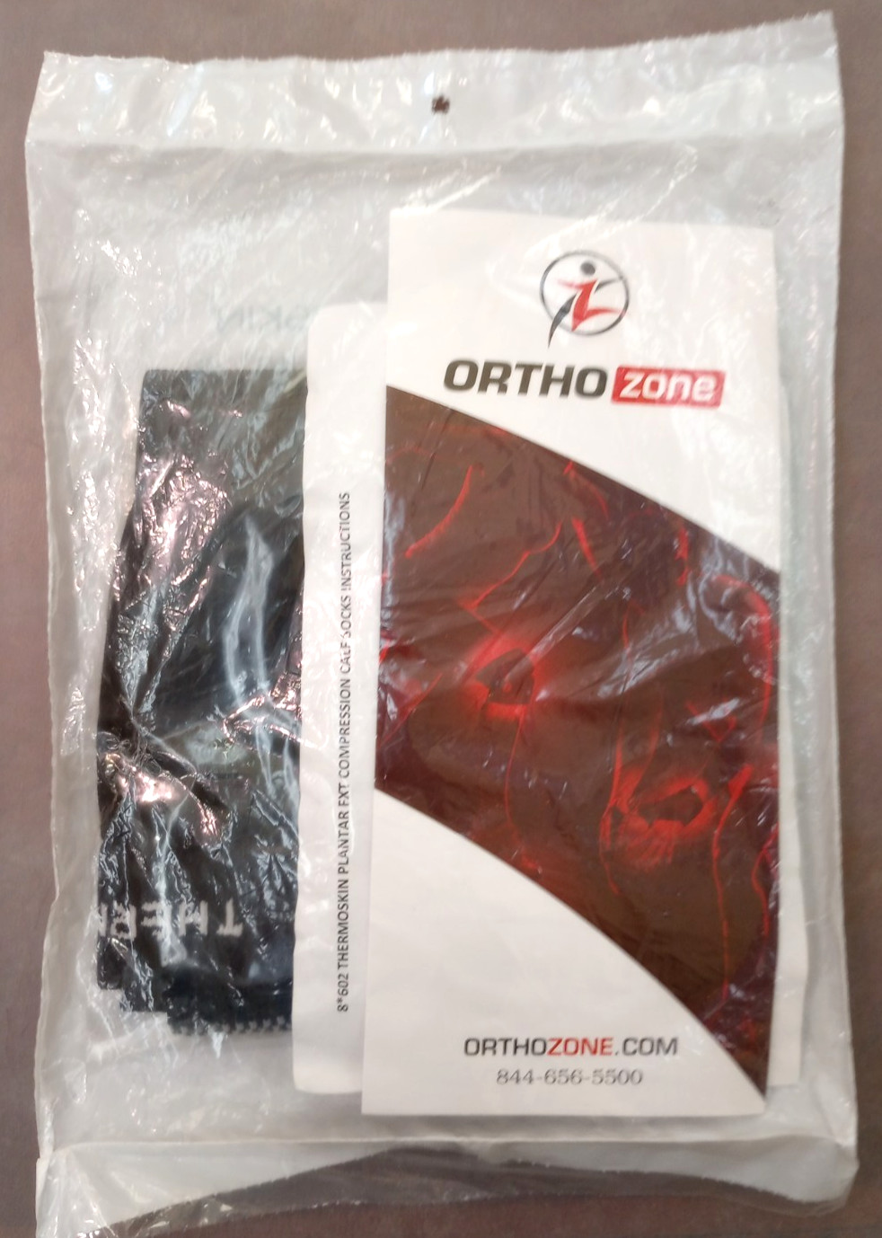 Thermoskin Plantar FXT Compression Socks – Calf Length/Black/X-Large/Pair/New