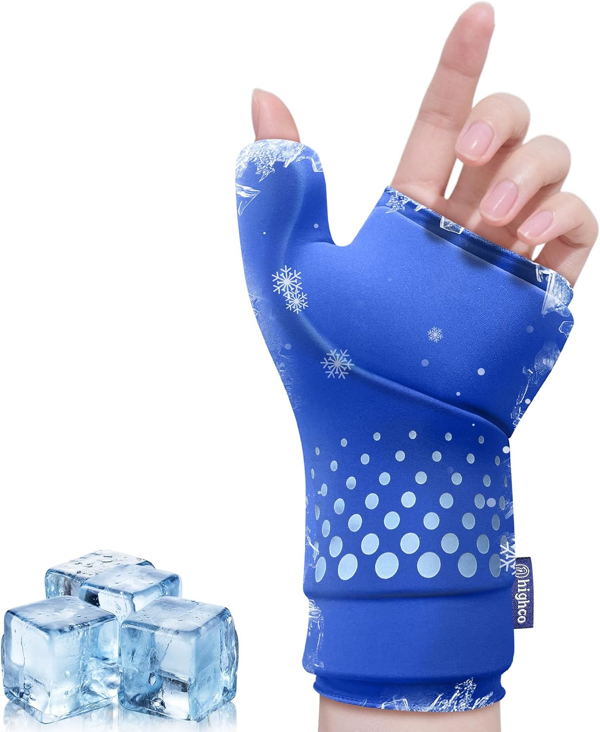 Wrist &Thumb Ice Pack Wrap -Cold&Hot Therapy Thickened Ice Gel- Hand Ice Pack