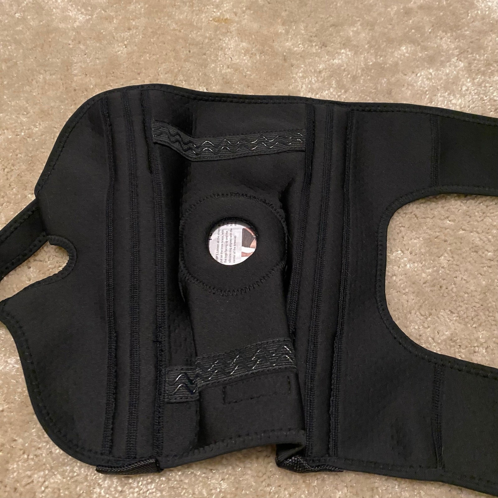 New Fit Geno 3-in-1 Hinged Knee Brace in Black Size Large Black Open Box