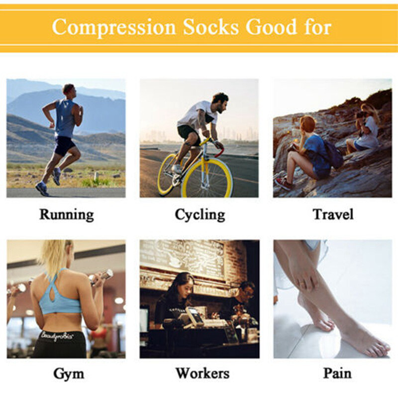 Compression Socks For Nurses Pressure Socks For Running Medical Support Stocking