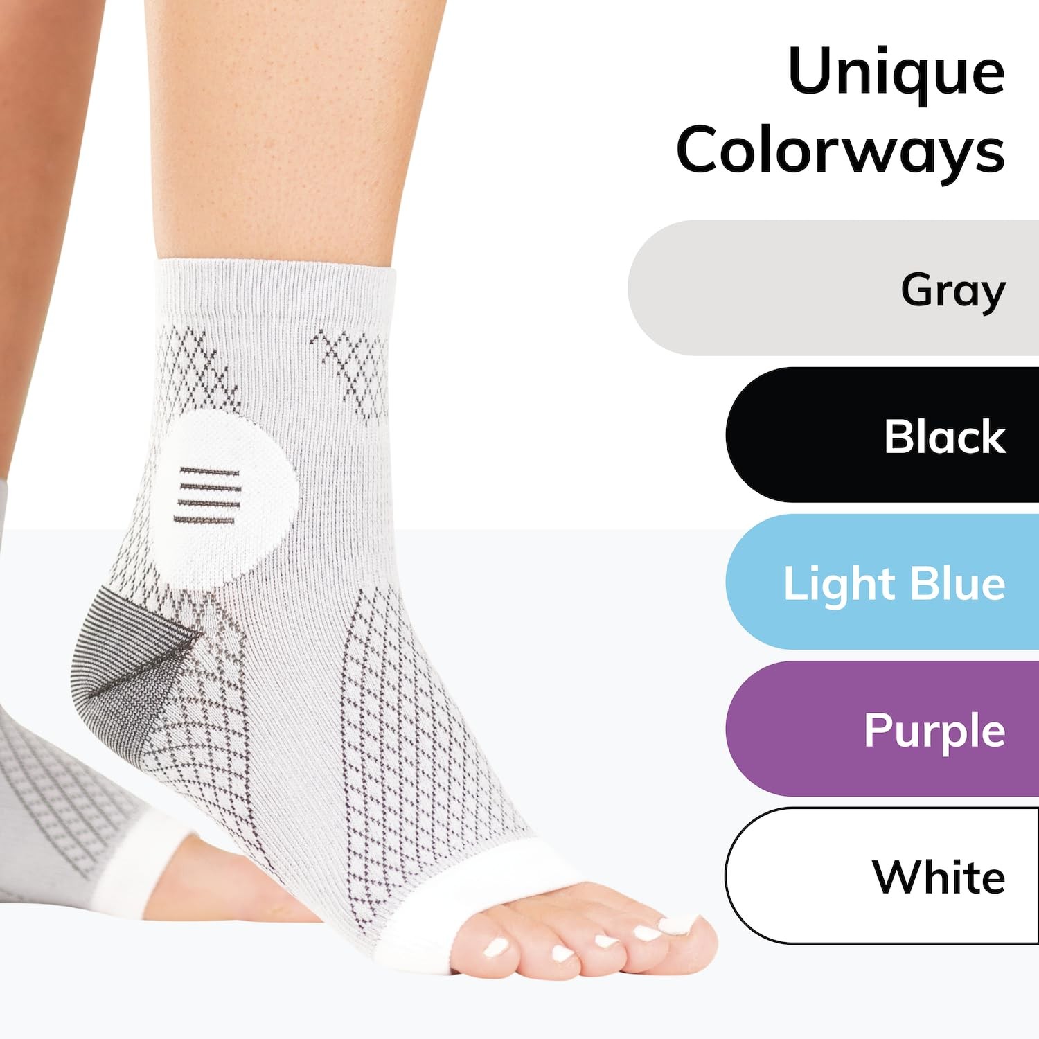 Neuropathy Socks Pair – Peripheral Neuritis Compression Diabetic Toeless Foot…