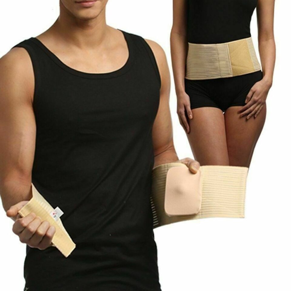 Hernia Belt for Men & Women Binder with Compression Support Pad for Abdominal Ab