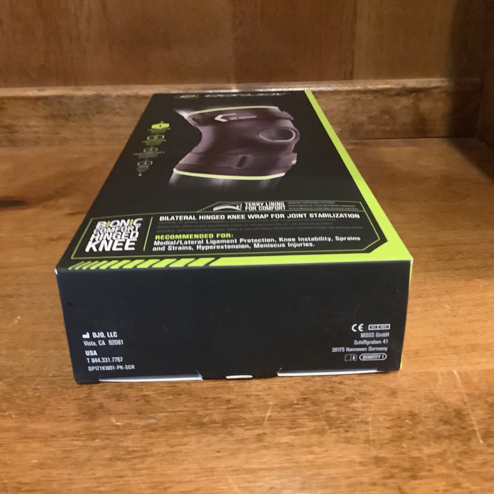 DonJoy Performance Bionic Comfort Hinged Knee Brace S/M New