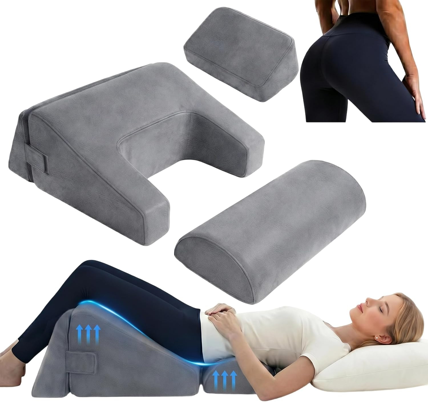 BBL Pillow after Surgery for Sleeping, 4-In-1 Brazilian Butt Lift Surgery Recove