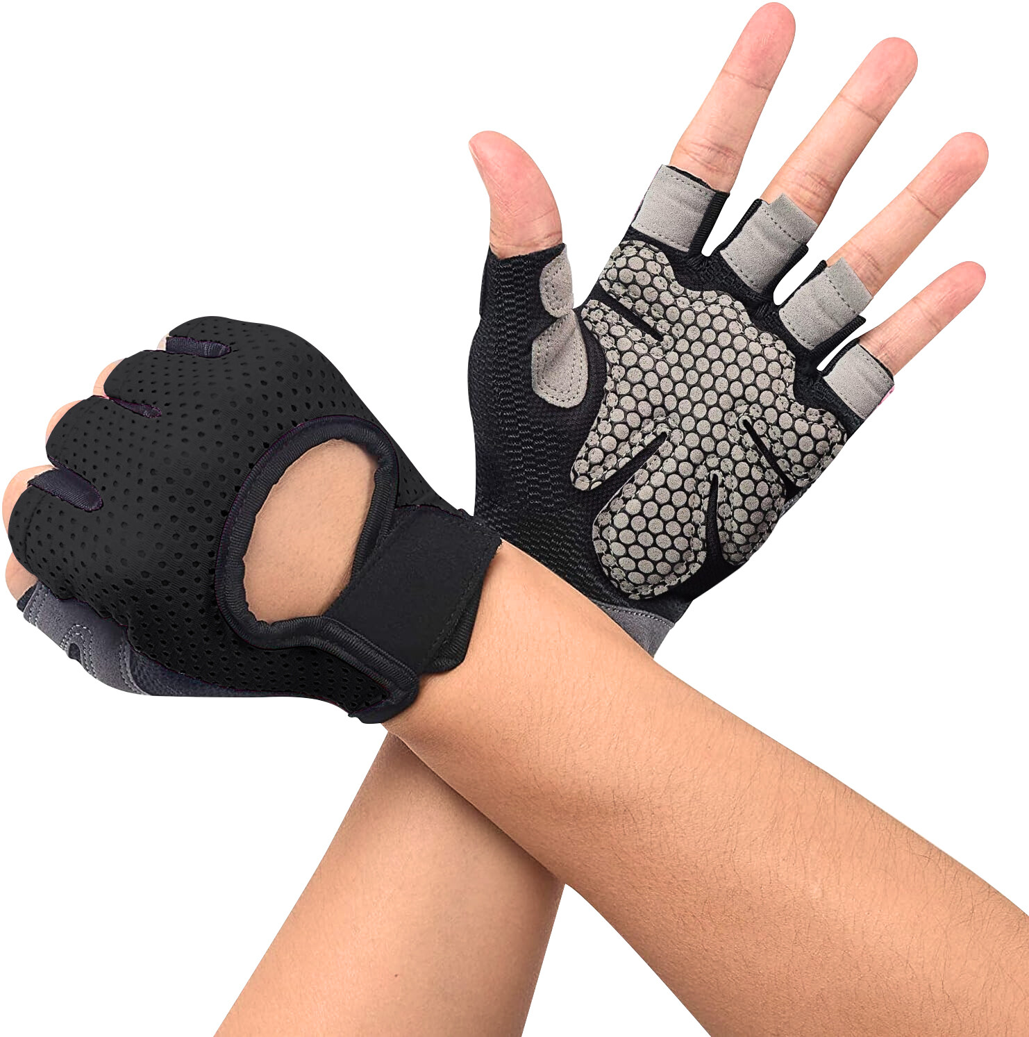 Gym Fitness Gloves Men Women Weight Lifting Bodybuilding Training Workout Gloves