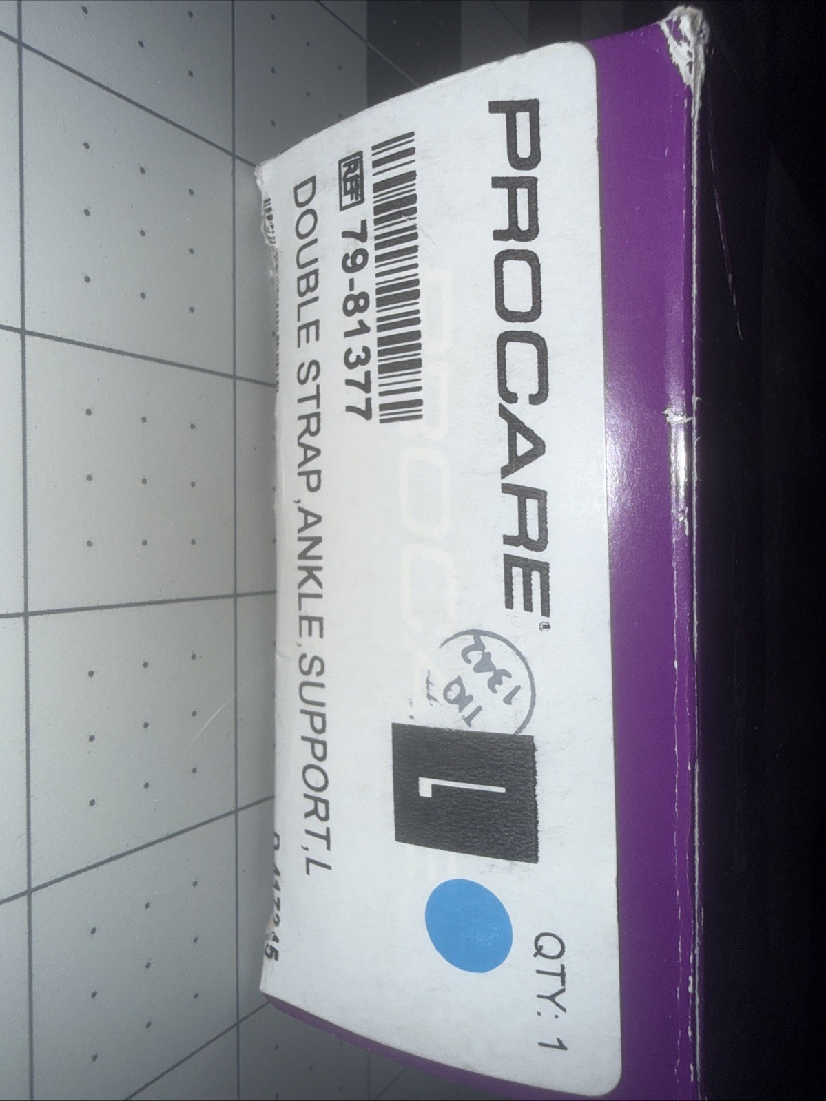 PROCARE DOUBLE STRAP ANKLE SUPPORT L