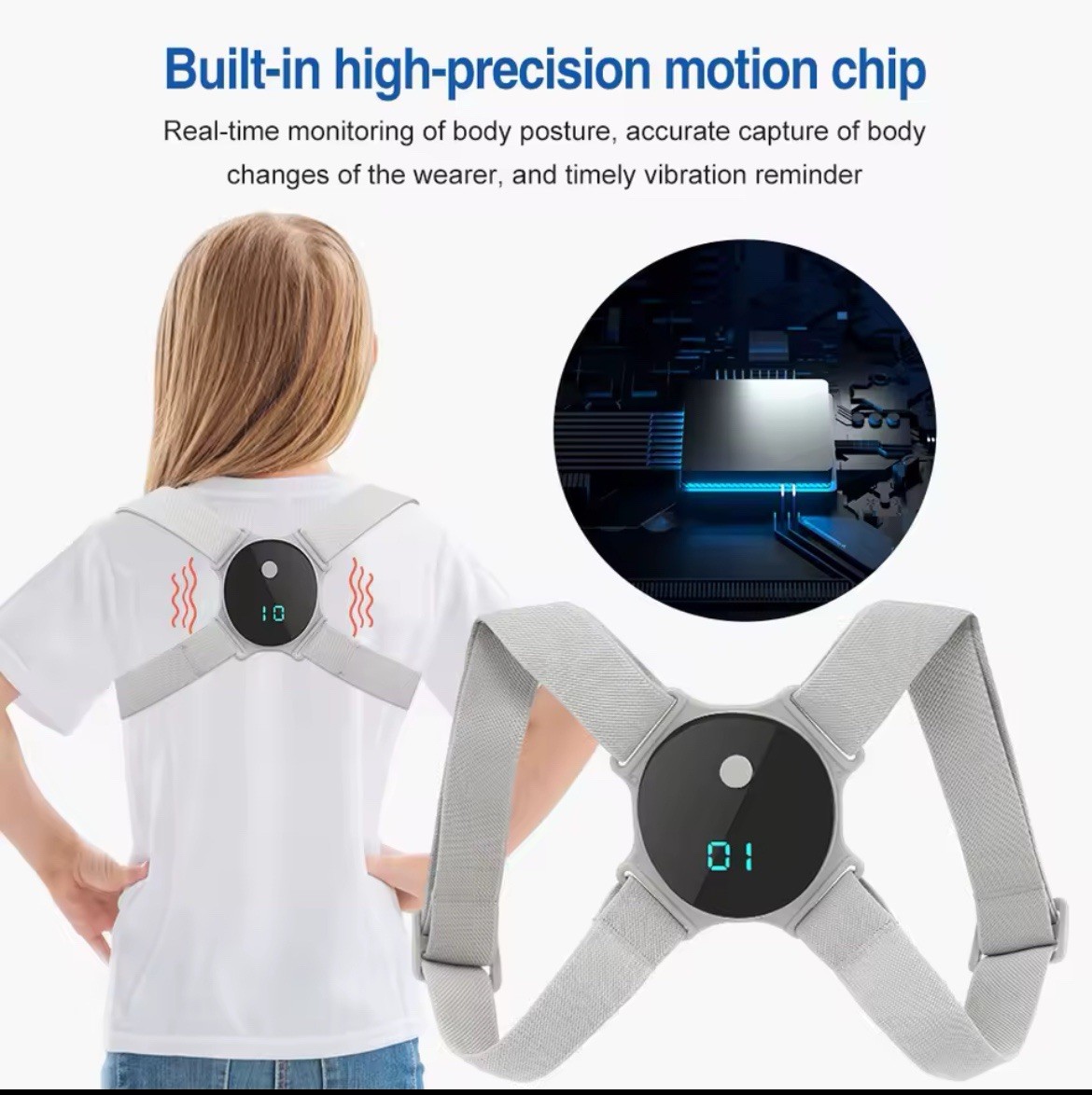Posture Corrector Strap for Men & Women | Back, Shoulder & Neck Pain Relief