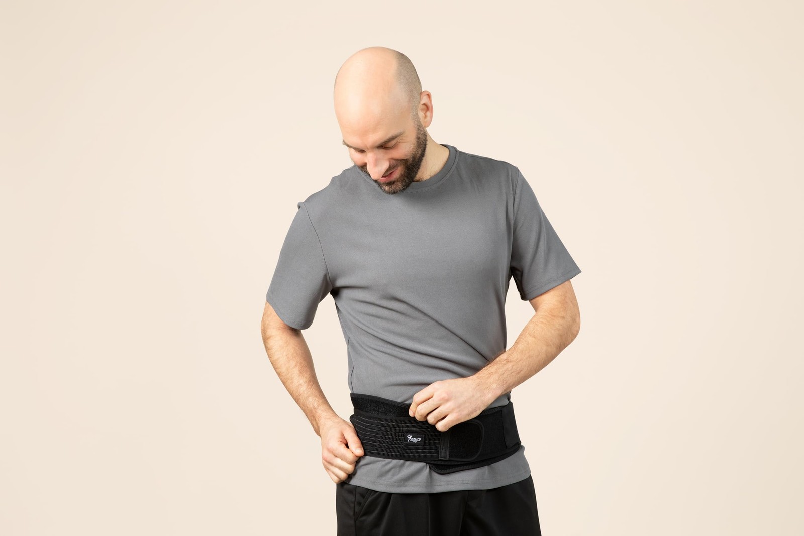 Posture Magic Sacroiliac SI Joint Support Regular (Hip Size 30-45″), Black