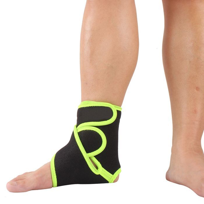 KA Popular Sports Elastic Silicone Antislip Ankle Foot Brace Support Wrap Strap